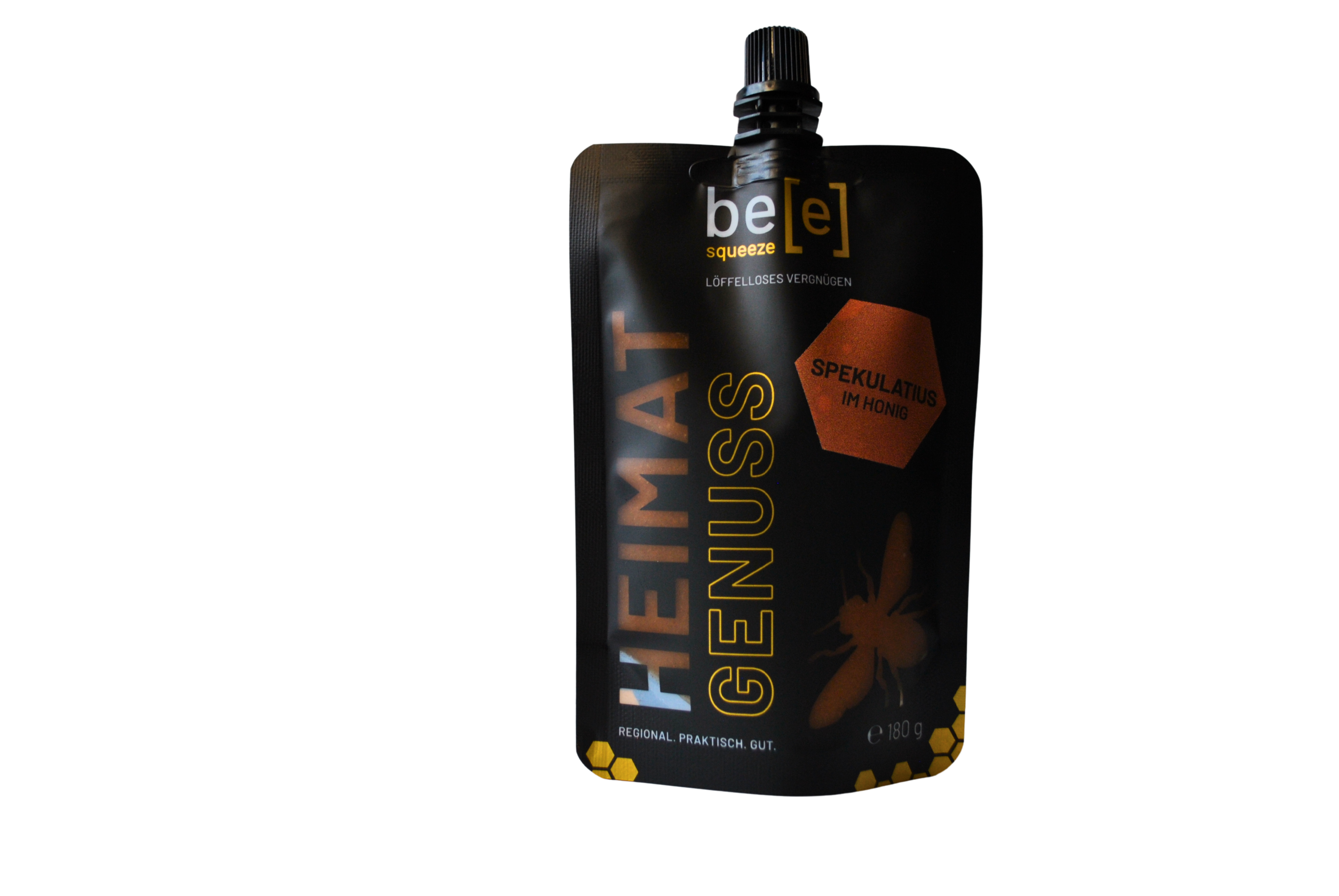 Spekulatius im Honig beesqueeze regionaler Honig direkt vom Imker Imkerhonig Honigmischung Weihnachtshonig Weihnachtsedtion im praktischen Quetschbeutel